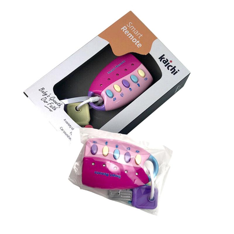 

Ключ Машина Малыш Дети Музыкальные Ключи Игрушка Младенцы Звук И Свет Притворный Брелок Игрушки Pink(Box package)