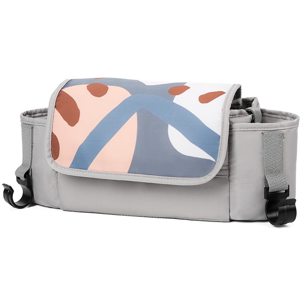 Baby Stroller Storage Bag Kids Pushchair Organizer Bag Multifunction Portable Hanging Bag for