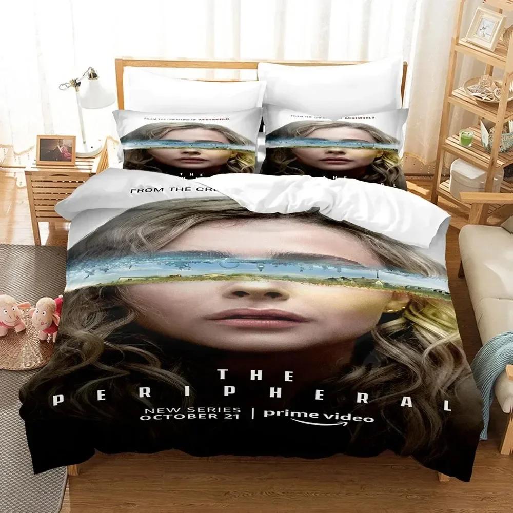 

3D Peripheral Beding Set Printed Bed Linen Set With Pilowcase Bed Soft Duvet Cover Soft Single Double Quen Super King-Sized Dimensionsd Dimensions 120*200cm Single