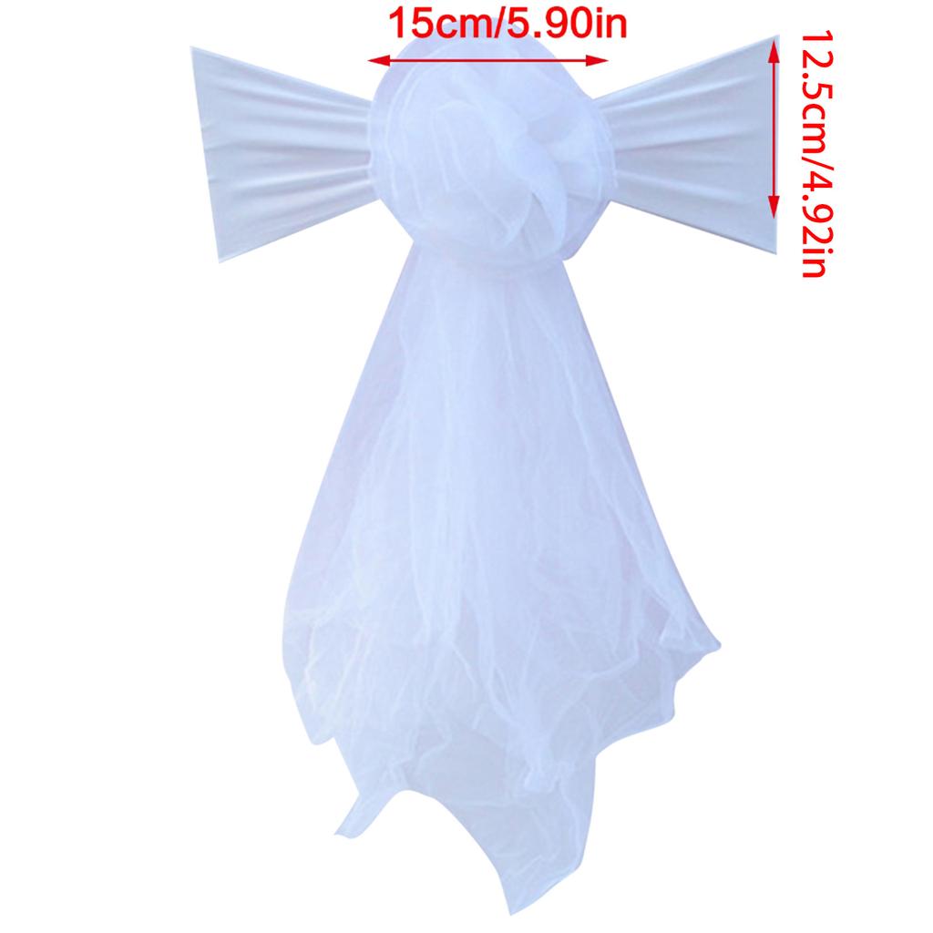 Elastische Stuhlbänder Spandex Stuhlschärpen Schleifen Dehnbare Stuhlschärpen Schleifen für Empfangs- und Zeremoniendekorationen