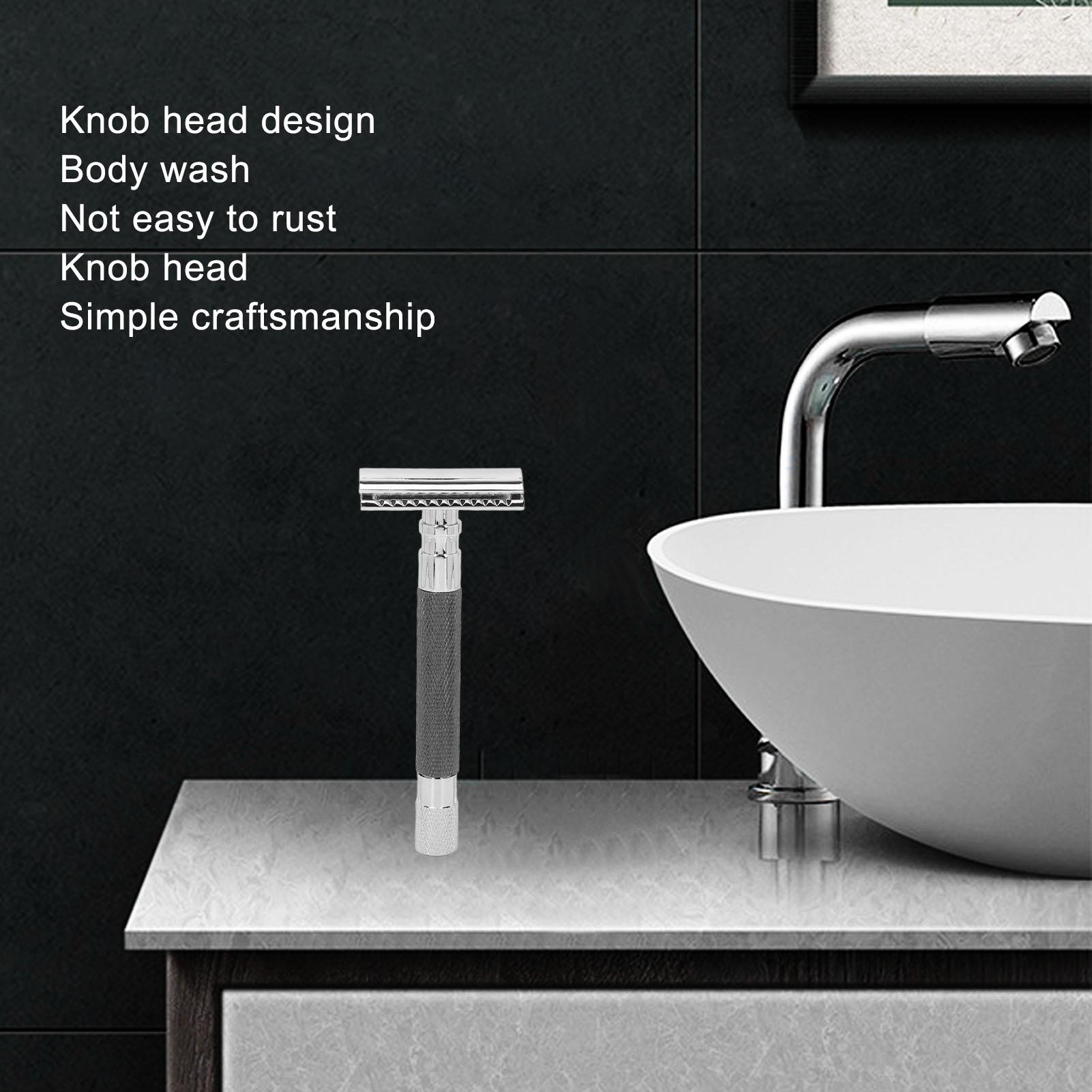 

Double Handle Manual Zinc Alloy Men Without Blade
