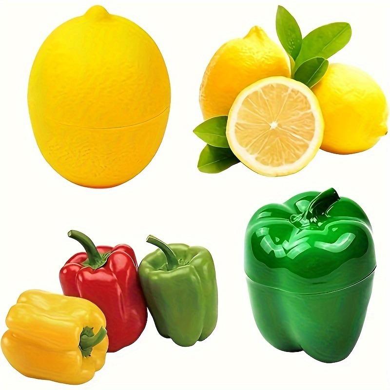 5pcs Set Transparent Fruit & Vegetable Saver Containers - Reusable, Airtight Storage Boxes - Perfect for Fridge & Freezer Organization