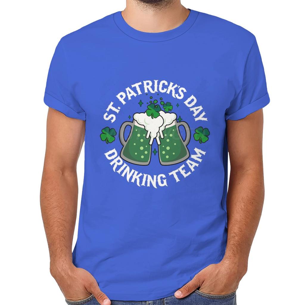 St Patricks Day Drinking Team Tshirt Funny Irish Drinking Team Unisex Tshirts Happy Go Lucky Green Beer Unisexs Clothes