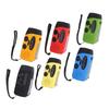 Emergency Hand Crank Radio with 3 LED Flashlight AM FM NOAA Portable Weather Radio Solar Powered Rad