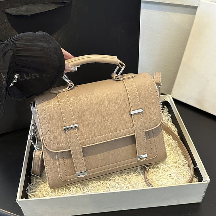 New women's shoulder oblique span bag simple small square bag