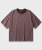 WV PROJECT Georgette Cool Stripe Short Sleeve T-Shirt Indie Pink Jjst7865