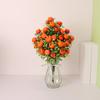 Vivid Appearance Realistic Artificial Fruit Artificial Orange Lemon Tree with Green Leave Branch Home Decor