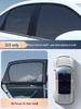 Universal Car Window Mosquito Net: Sunshade, Heat Insulation, Breathable Privacy Mesh, Blackout Curtain