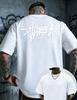HighQuality Mens Summer New Thickened Cotton Short Sleeve TShirt with Premium Printed Design Trendy Brand