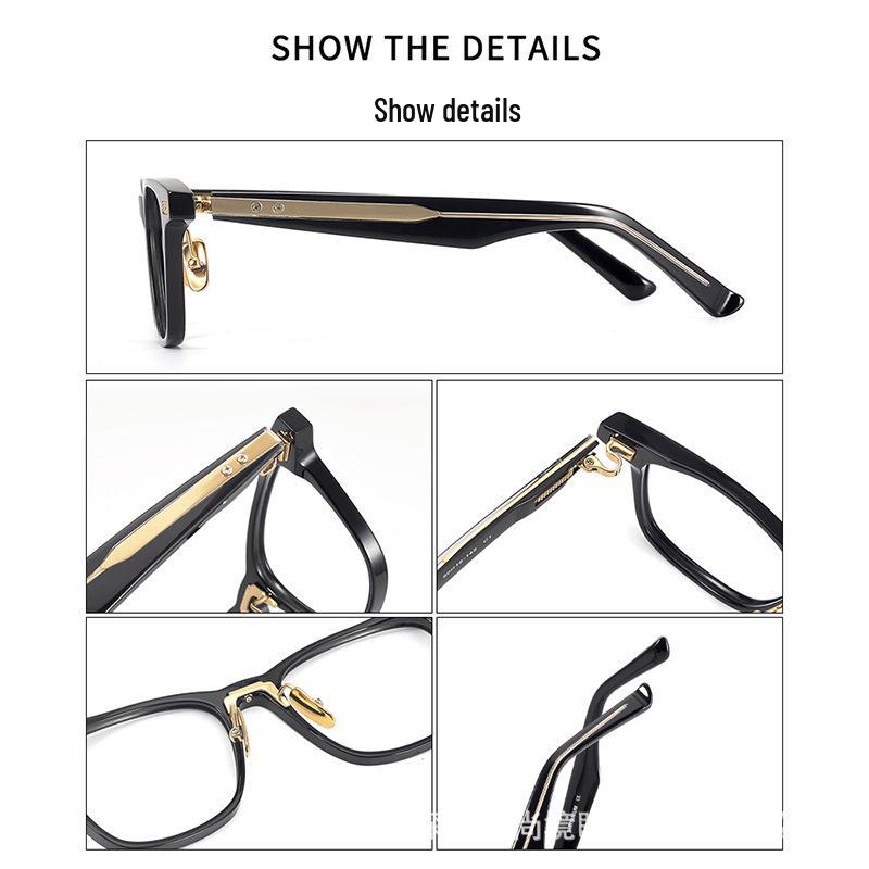 2025 Jimei Acetate Large Frame Eyeglasses NP-752 - High Quality Prescription Glasses for Men & Women