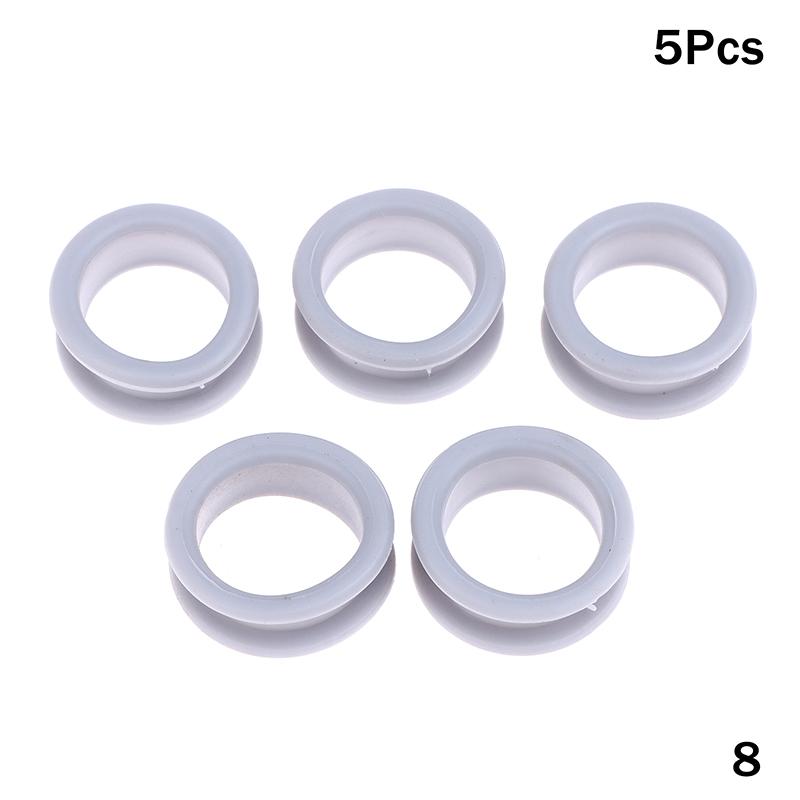 5Pcs Barber Hair Shears Grooming Scissor Protector Cutting Curved Thinning Shears Finger Ring Grip Inserts Ring For Salon Barber