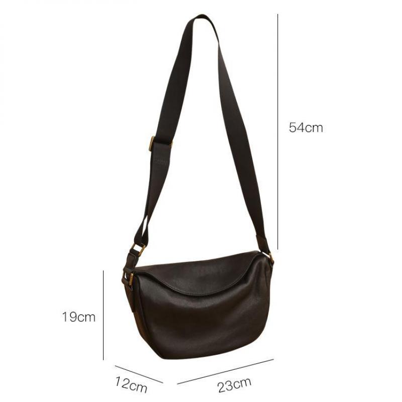 Johnature Simple Solid Color Hobos Genuine Leather Women Bag Natural Soft Real Cowhide Casual Shoulder & Crossbody Bags