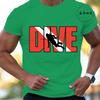 New Fashion T Shirt for Men Casual Short Sleeve Hip Hop Streetwear SCUBA Dive Print Tee Shirt Pullover Mens Women T-shirt Tops