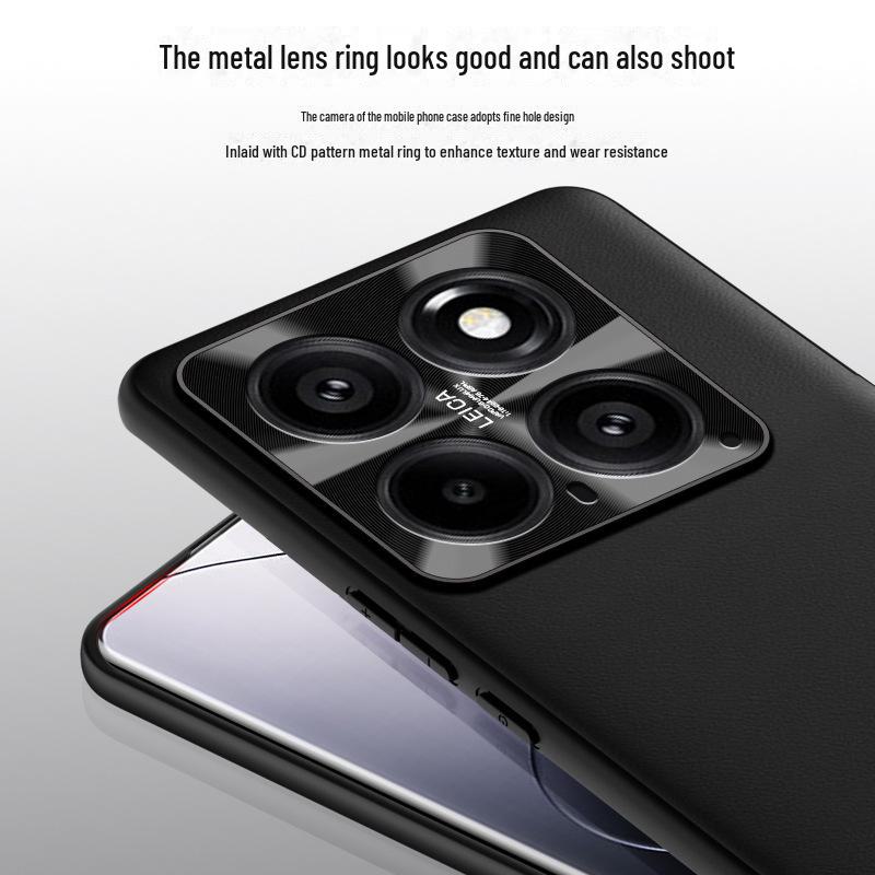 Xiaomi 14 Liquid Leather Case: Anti-Fall & Anti-Fouling Protective Cover