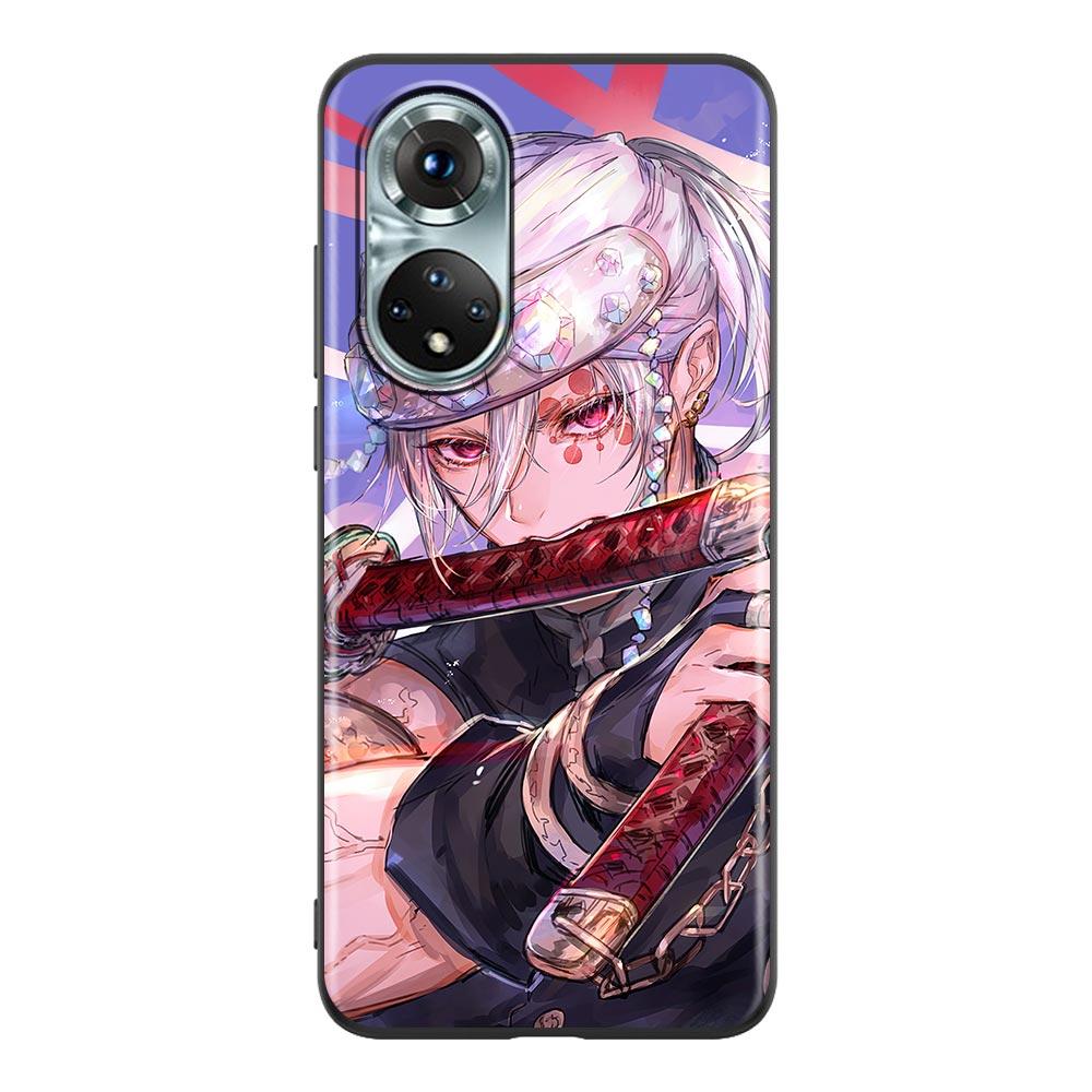 Demon Slayer Kimetsu No Yaiba Cartoon Phone Case For Honor X8 60 8X 9X 50 30i 21i 20 9A Play Nova 8i 9 SE Y60 Magic4 Pro Lite 5G