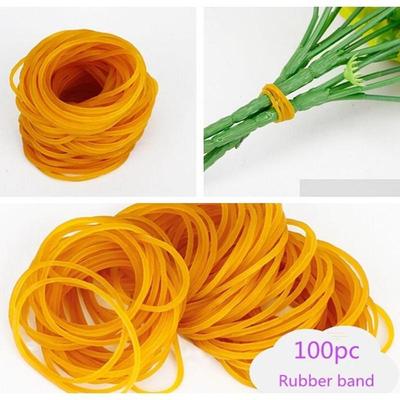 Set da 100 elastici Upick Forniture per ufficio Elastico per coda di cavallo Elastici elastici