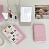Portable Mini Makeup Pocket Mirror Adjustable Angle Desktop Small Folding Cosmetic Mirrors High Definition Women Vanity Tools