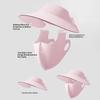 Summer Three-In-One Sunscreen Mask Detachable Full-Face Cycling Cap For Women