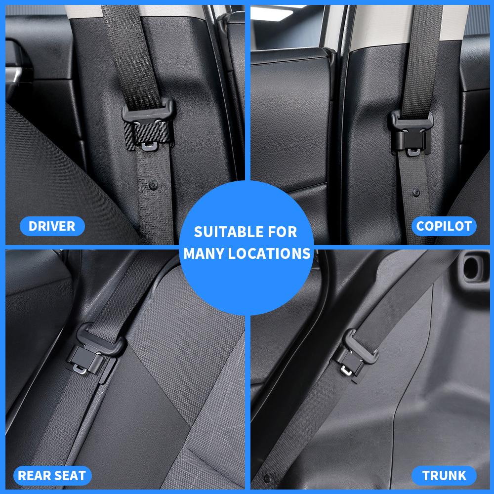 Car Interior Supplies Seat Belt Holder Stabilizer Fastener Universal Style For VW BMW KIA Honda Nissan Hyundai Auto Accessories