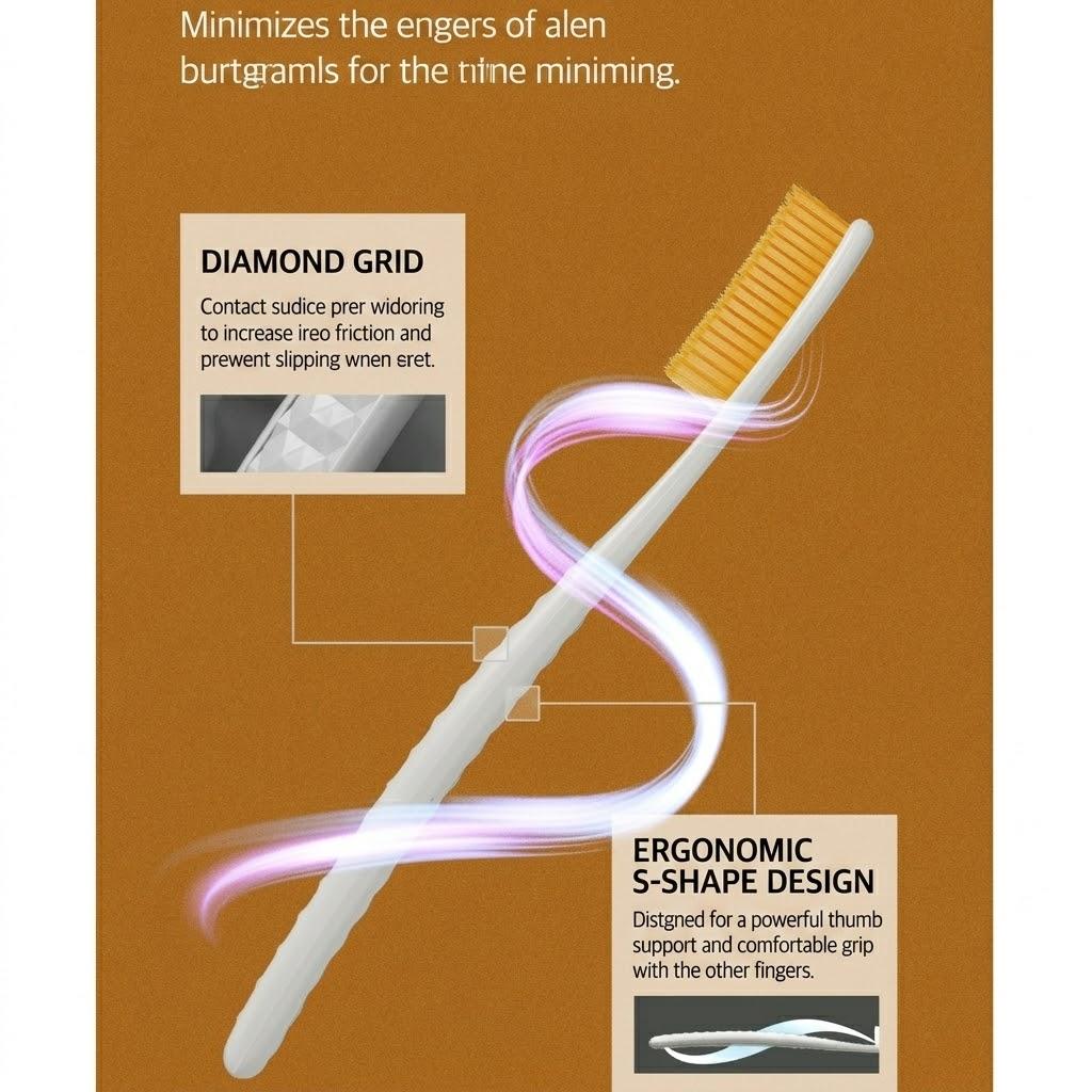 [Wangta] Toothbrush Soft Gold / Basic Stone / Hard Black (1Unit - 10 Pieces)