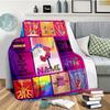 Women'S Gymnastics Customize Your Name Blanket Used For Chair Office Sofa Bed Camping Soft And Warm Giving Friends And Relatives Birthday Graduation