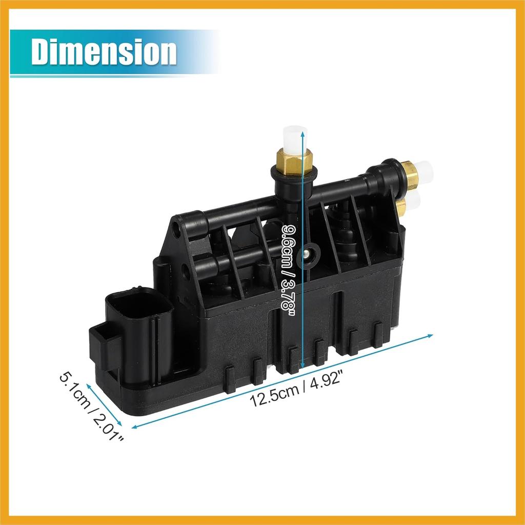 RVH000095 Front Air Suspension EAS Valve Block Transfer Valve for Land Rover LR3 2005-2009 for Land Rover LR4 2010-2016 for Land Rover Range Rover