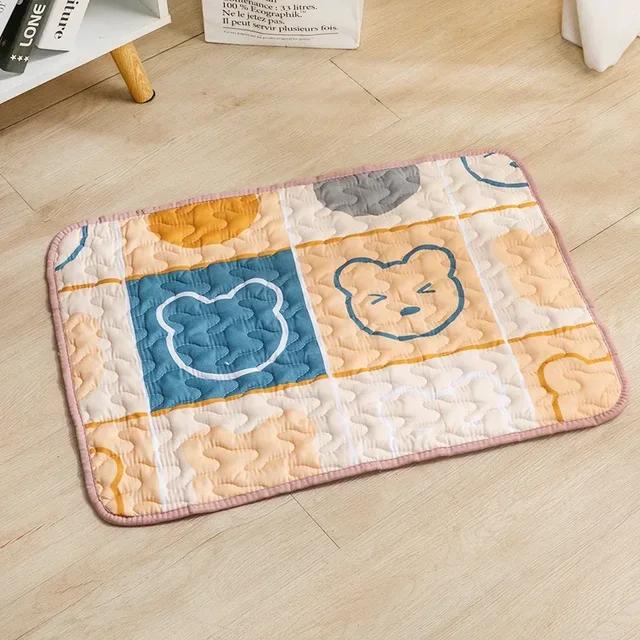 Four Seasons Washable Reusable Pet Mat Multi functional Slip Resistant Soft Pet Sleeping Mat For Dog Indoor Pet Sleeping Supplie