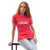 DKNY Damen/Damen Glitzer-Logo T-Shirt