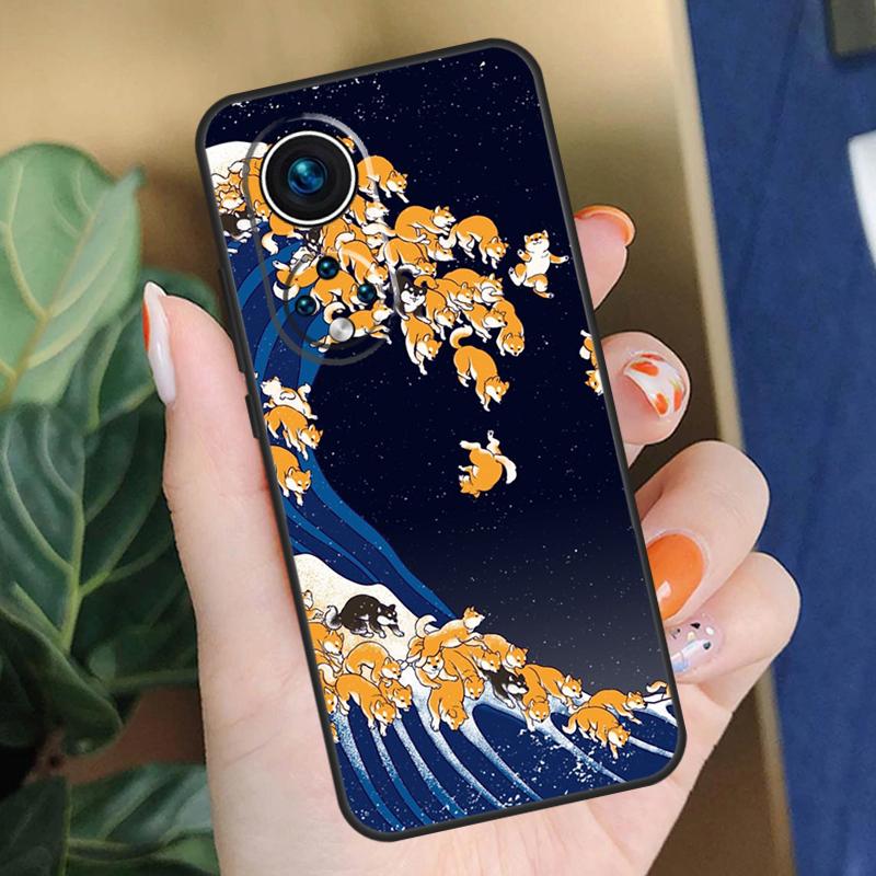 The Great Wave Case For Honor X9c X9b X8b X9a X8a X8 X9 50 70 90 Lite Honor 200 Pro Magic 7 5 6 Lite Cover