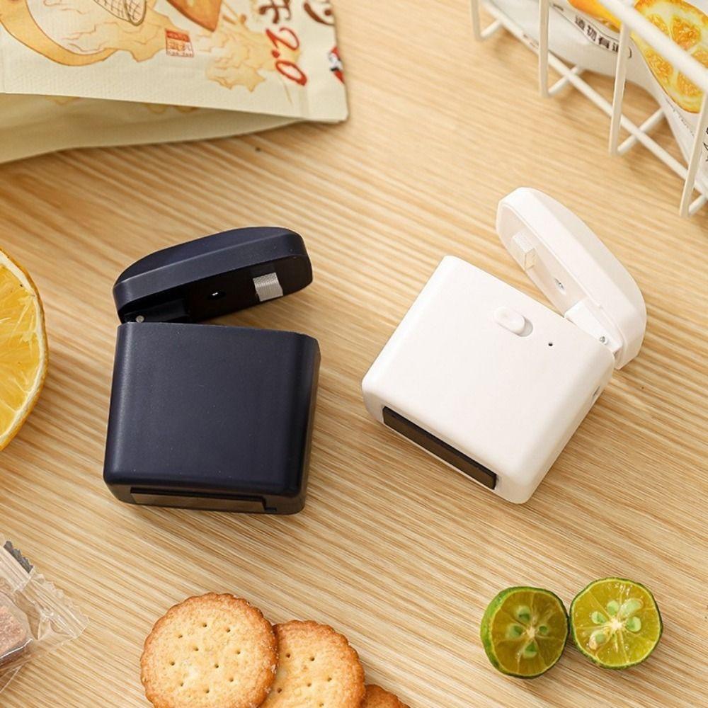 Handheld Plastic Bag Sealer USB Rechargeable Magnetic Portable Sealing Machine Heat Sealer Hand Pressed Food Packaging Sealer