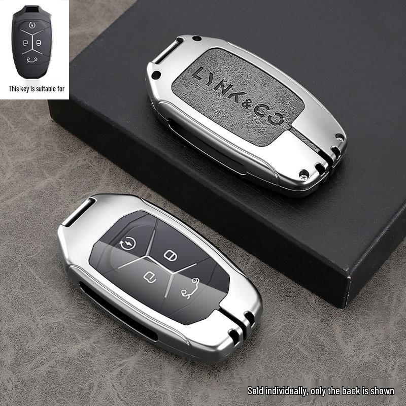 Lynk&Co 03 Key Case - 22 Model, Limited Edition, Special Shell, High-End Leather with Metal Buckle  