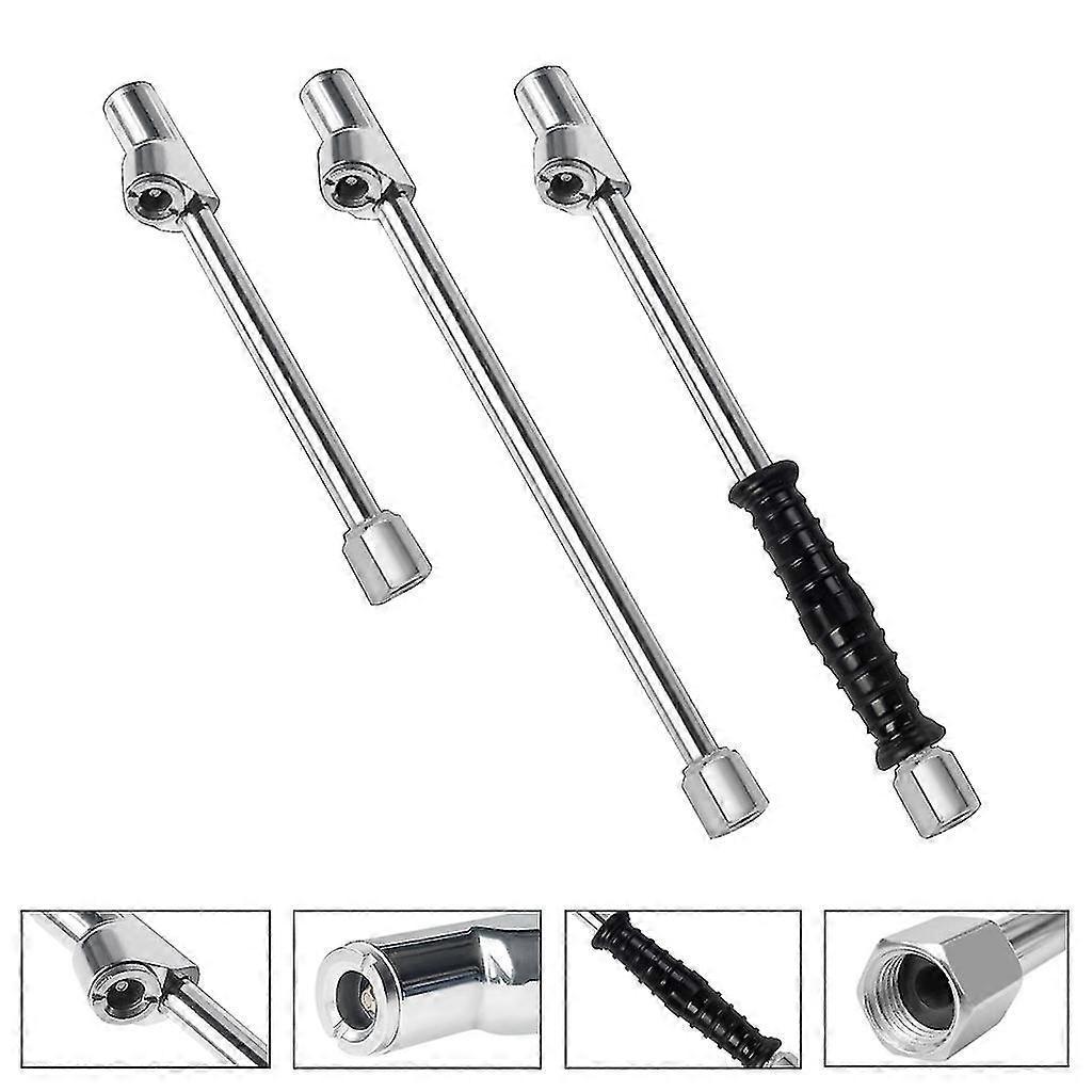 Dual-air Tire Chuck Head Tire Inflator Rod For Truck Bus-tractor Inflator-gauge