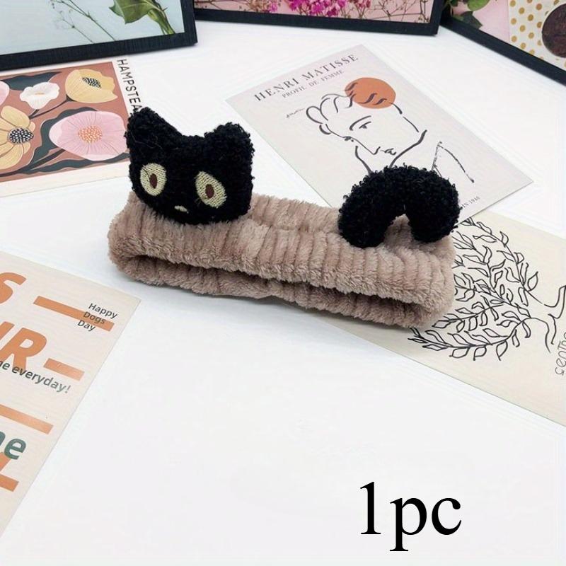 

1pc, Winter Plush Headband Cute Cat s Ears Hair Band, Female Makeup and Facial Hair Band,Christmas and New Year Gifts