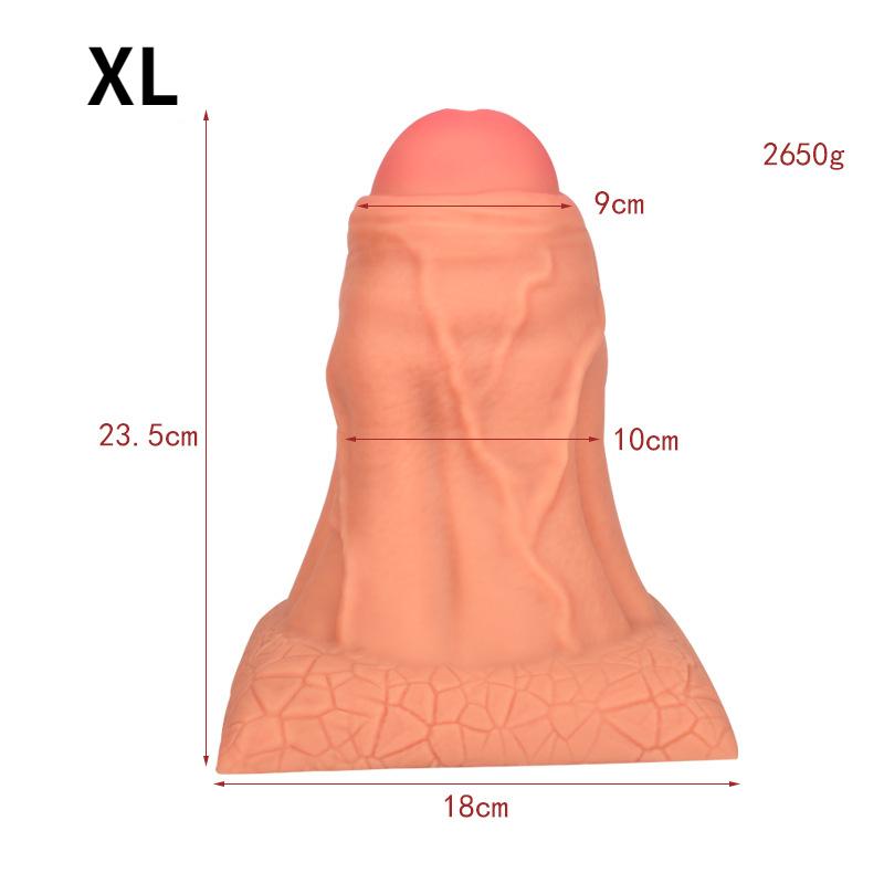Oversized Transparent Soft Butt Plug Anal Expander Adult Sex Toy Fisting Dildo Slave BDSM 18+