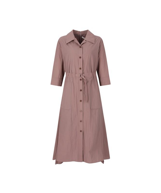 VISITINNEWYORK Waist-Tight Shirt Dress (Vz8Op13)