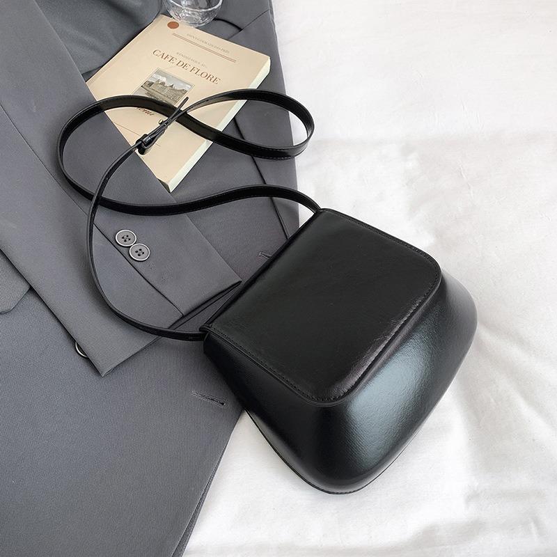 Винтажная сумка-каштан большой вместимости Maillard, премиальный сенсорный, изысканный универсальный седельный мешок, нишевый дизайн, на плечо/кроссбоди