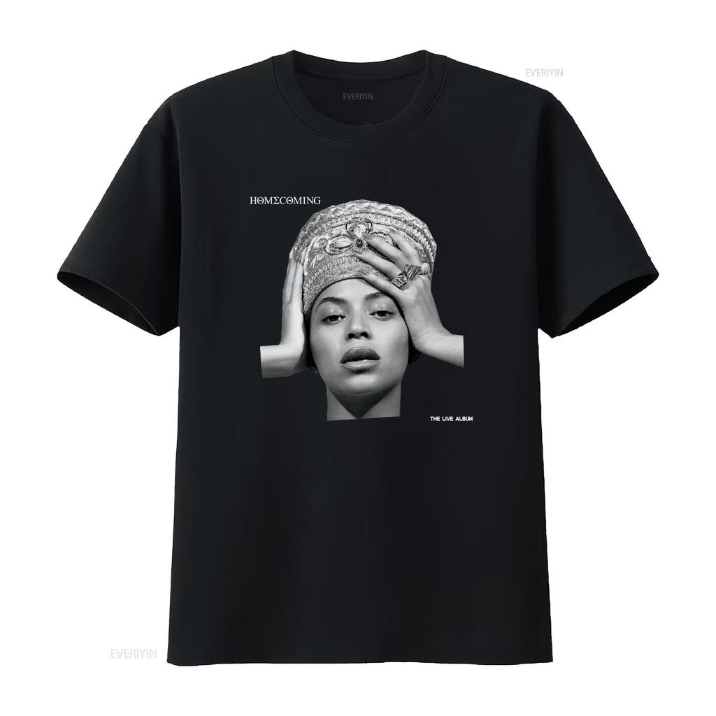 Beyonce Homecoming Katoenen T-shirt Wit S 234XL V1683 vintage Gewassen streetwear Unisex Rekbaar Zacht Casual Stijlvolle mode