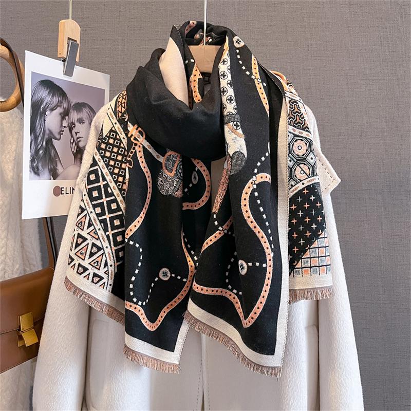 Cashmere Scarf for Women Thick Warm Winter Blanket Brand Female Luxury Quality Shawl Wrap Bufanda Poncho Echarpe Pashmina