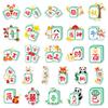 51 Pictures of Mahjong Personalized Cartoon Hand-painted Creative Chinese Style Decorative Mobile Phone Case Water Cup Stickers