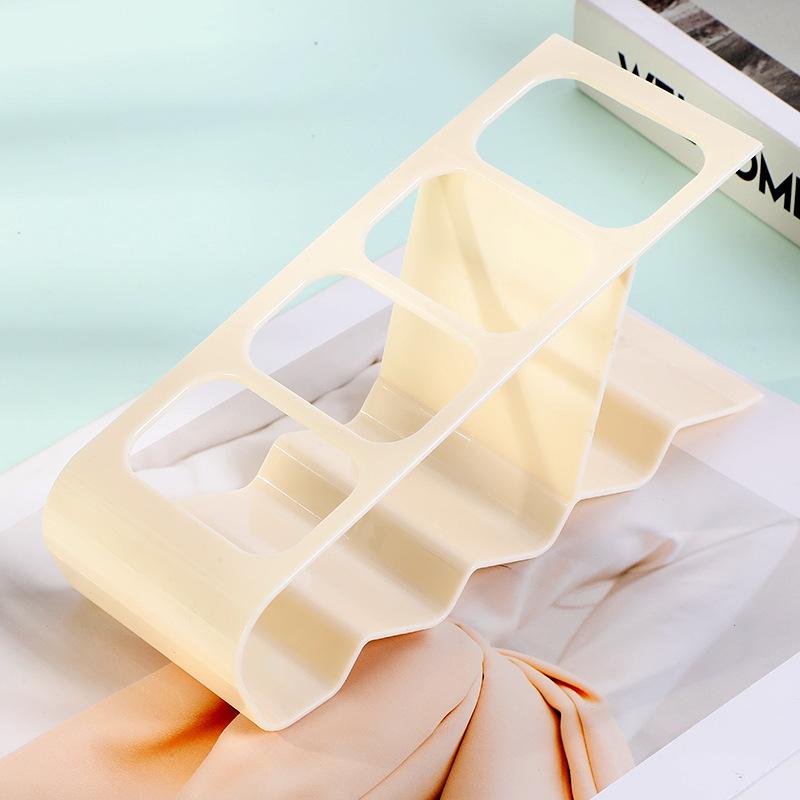 Multi-Slot Remote Control Holder - PP Plastic Desktop Organizer for TV/Air Conditioner, Space Saving Stand