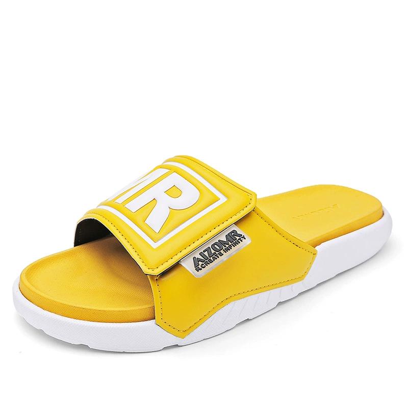 Pantoufles d'été pour hommes Extérieur Décontracté Plage Tendance de Sandales Tongs Personnalisées Tongs Chaussures Antidérapantes Hip-hop