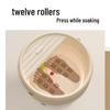 HEZHENG Heated Roller Foot Massager & Foot Bath CN plug (adapter included)