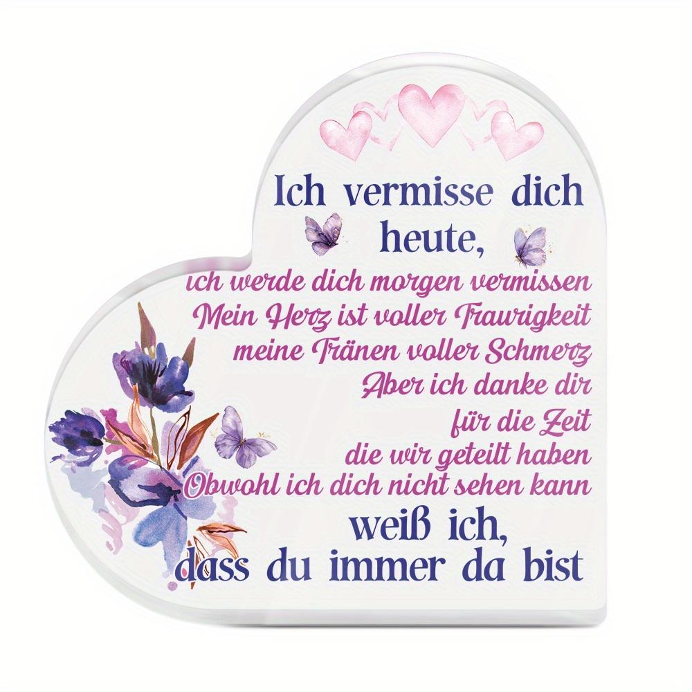 

2D Flat Acrylic Heart-shaped Decoration, Indoor and Outdoor Decoration - No Battery/electricity Required, Free Day Decoration, Shop Decoration, Dura 10*10cm