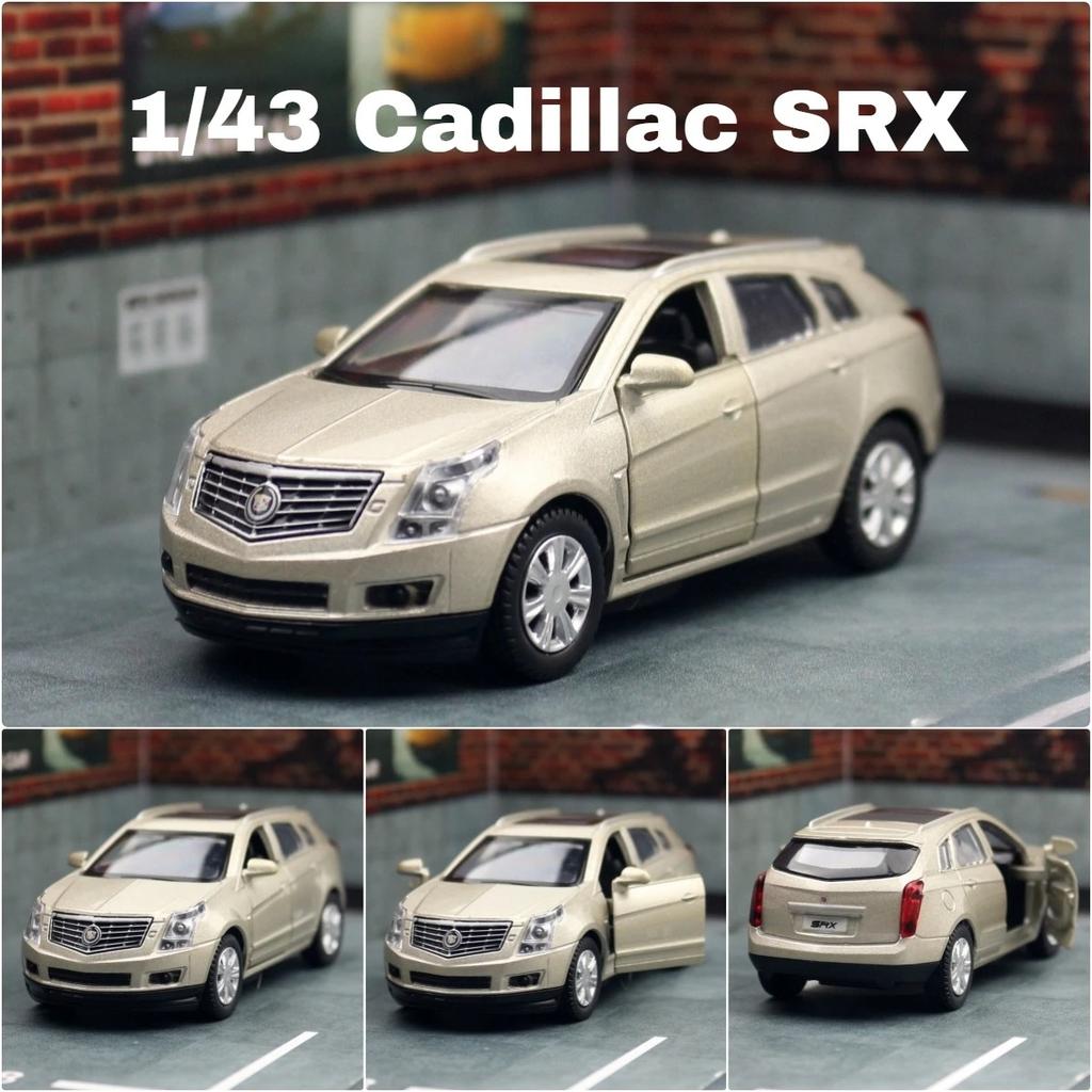 1/43 Cadillac SRX SUV Diecast Metal Toy Car Model for Children Pull Back Vehicle Miniature Collection Gift Kid Boy Match Box