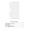 A6 6-Hole Notebook Refill: Blank, Grid, Lined Pages for Student Diaries