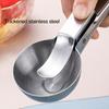 Ice Cream Fruit Scoop, Stainless Steel Ice Cream Scooper with Trigger Non-Slip Handle, Heavy Duty Metal Ice Cream Scoop for Ice Cream Fruit Balls