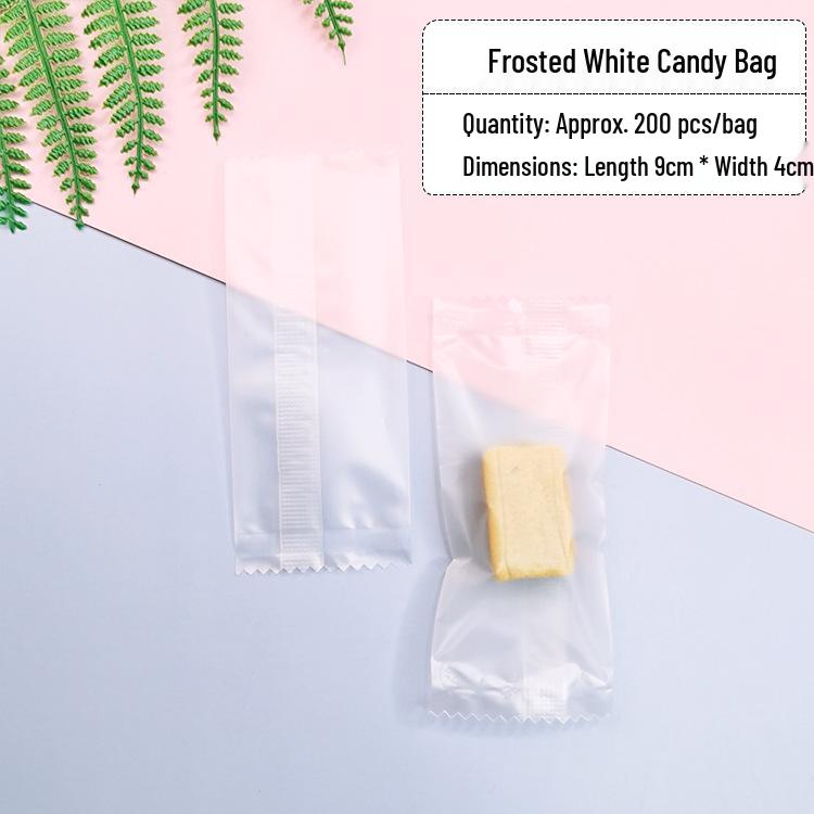 Nougat Candy Packaging Bag with Machine-Sealed Candy Paper