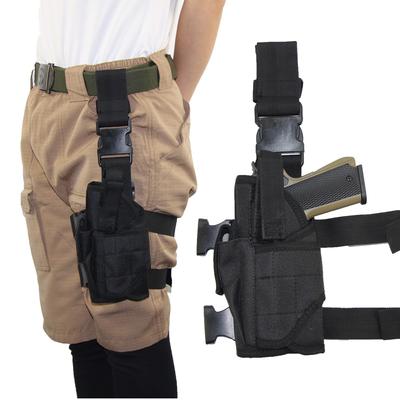 Drop Left/Right Leg Gun Holster Waffentasche für GLOCK 17/M9/P226/CZ 75 Revolver Beinverstellbar Airsoft Pistole Waffenkoffer für die Jagd