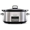 Mijoteuse numérique - CROCK-POT - 7,5 l - Compatible four - Acier inoxydable - Lave-vaisselle