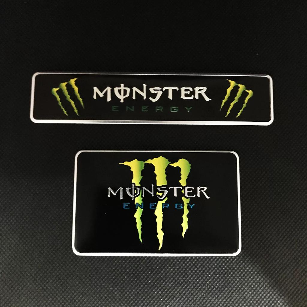 Car modification car sticker, ghost claw monster devil MONSTER metal label aluminum alloy nameplate personalized decorative sticker